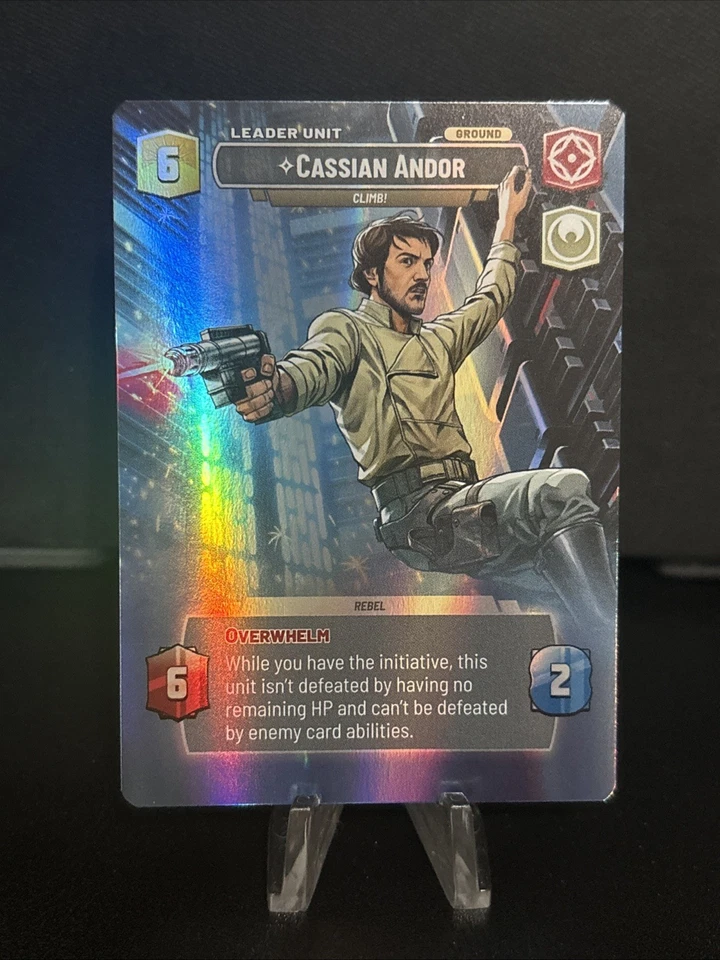 Star Wars Unlimited Cassian Andor Climb! Showcase Secrets of Power #1032 - Image 2 of 2