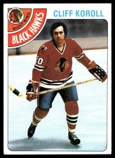 1978-79 Topps Cliff Koroll Chicago Blackhawks #239