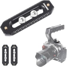 2 Packs Quick Release NATO Rail 65mm Long Universal Anti Off Rail with 1/4" S...