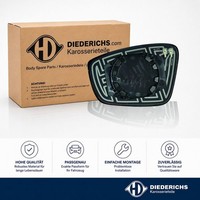 Spiegelglas Aussenspiegel Rechts Diederichs 2236126 FÜR Seat Skoda VW