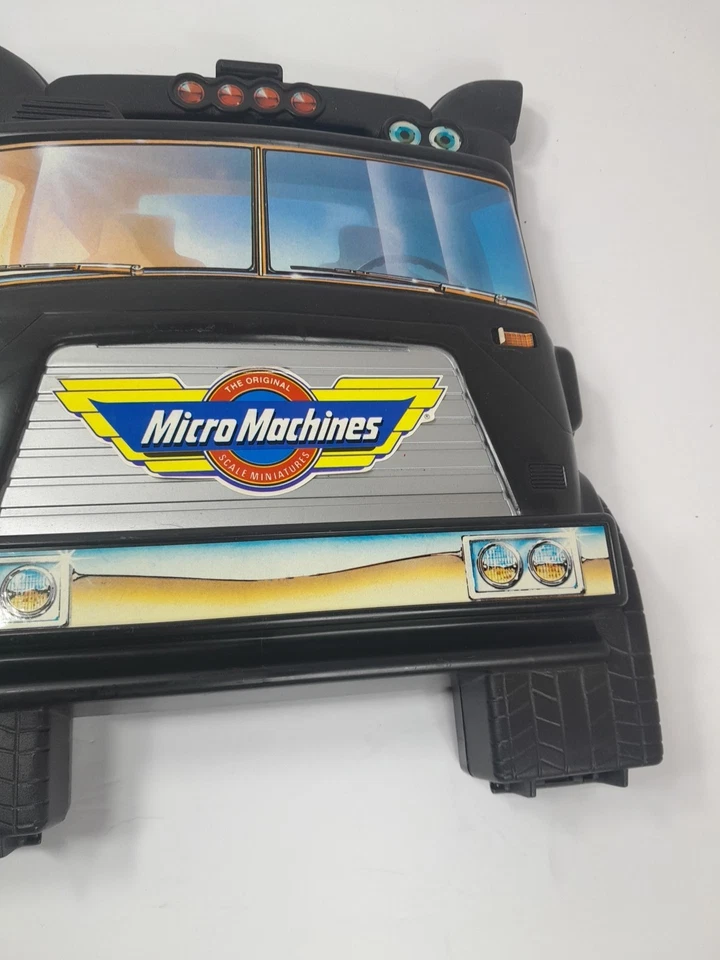 Semirremolque estuche de transporte Galoob Micro Macines 1988 vintage Foto 4 de 4