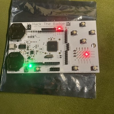 DEFCON CONFERENCE V1.0 BLACKHAT HACK THE BADGE IGOTU AVR DEV BOARD COLLECTABLE