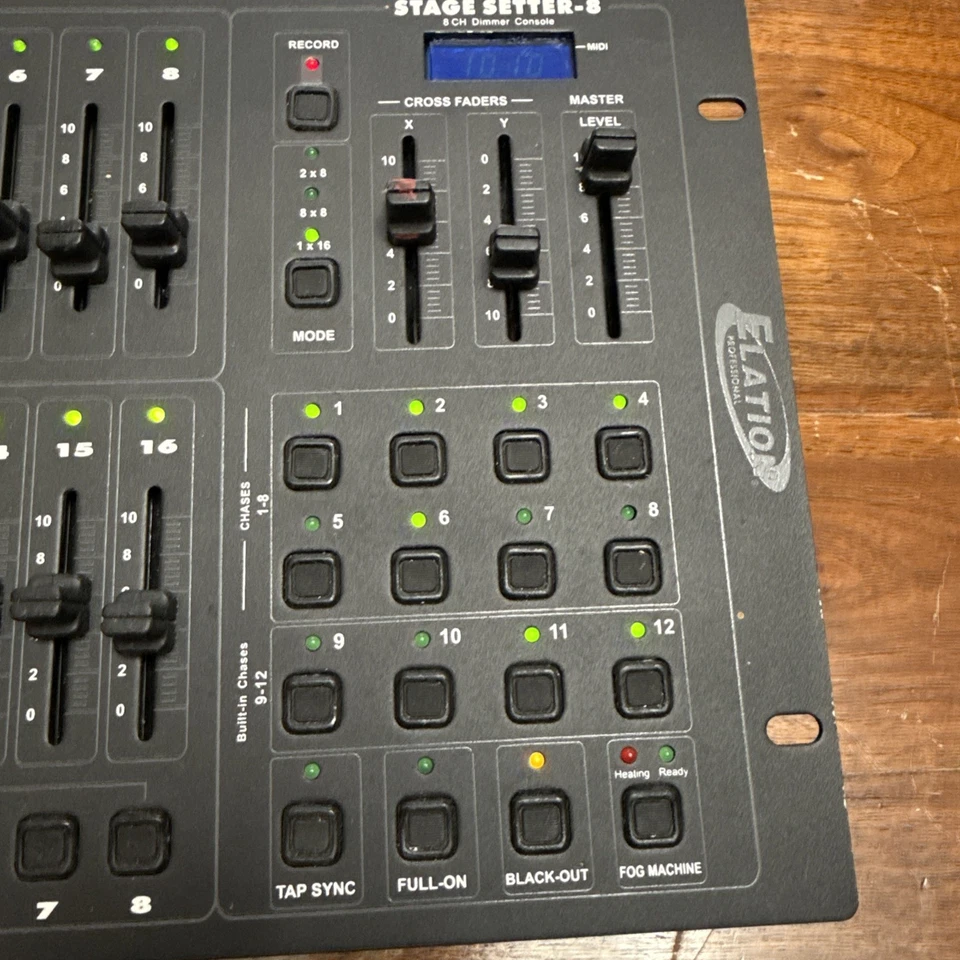 Elation Stage Setter-8, 16CH DMX Lighting Controller Console - Image 4 of 4