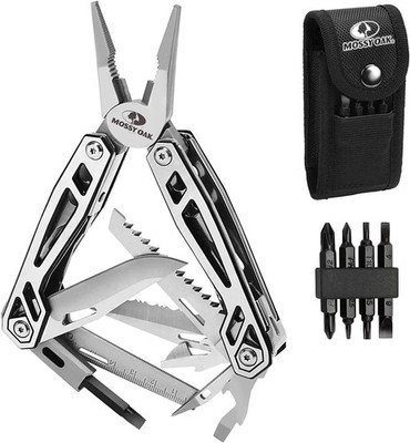 Mossy Oak Multifunktionszange, 21-in-1 Multi-Tool Multifunktion mit Zange