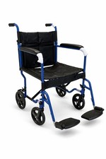 Aidapt Steel Compact Wheelchair Easy Fold, Lightweight Boot Aid