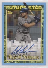 2019 Archives 1994 Topps Future Stars Blue 23/25 Austin Meadows Auto r7d