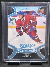 2021-22 Upper Deck MVP #243 Cole Caufield Ice Battles Rookie
