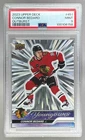 100106158 Connor Bedard 2023 Upper Deck #451 Outburst Silver Young Guns RC PSA 9