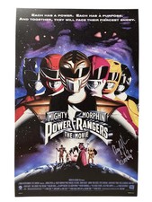 Amy Jo Johnson Mighty Morphin Power Rangers Signed 11x17 Poster