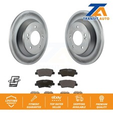 Rear Coated Brake Rotors Ceramic Pad Kit For Kia Rondo With Manual Parking