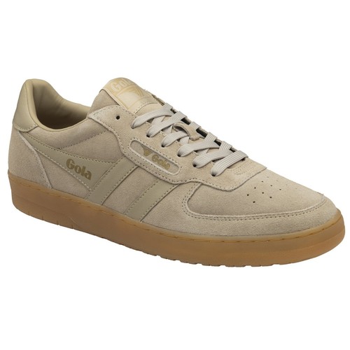 Gola Classics Men's Hawk Suede '86 Casual Athletic Sneakers Bone Gum Size 9 US