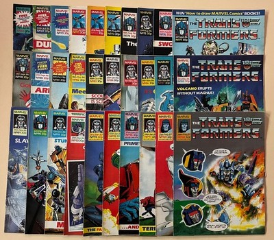 Marvel UK Comics  The Transformers  - 30 issues - Job Lot  2