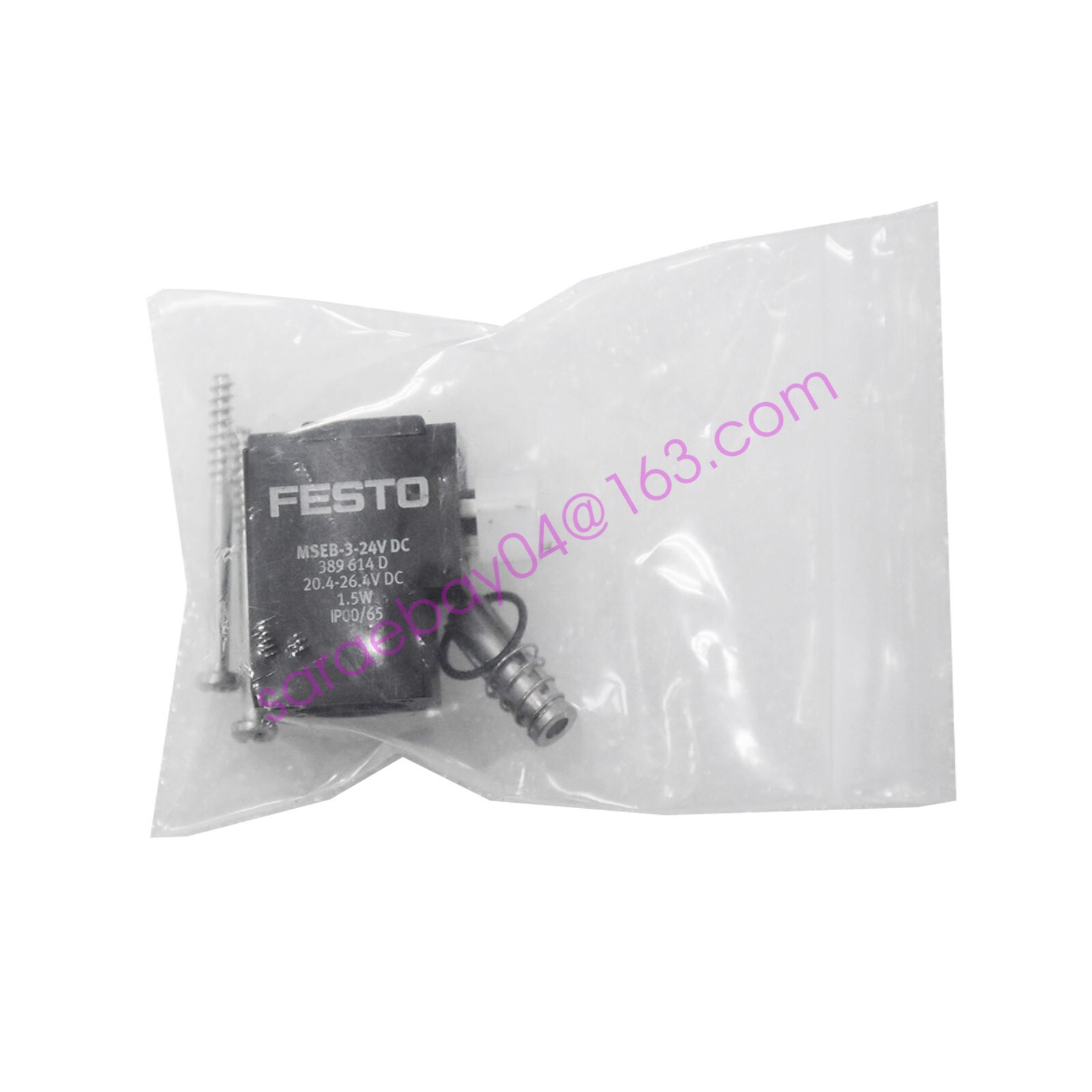 New In Box FESTO MSEB-3-24V DC 389614 Solenoid Valve Coil
