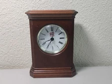 Hires Root Beer Soda Wooden Mantel Clock Advertising Hechinger Quartz Germany