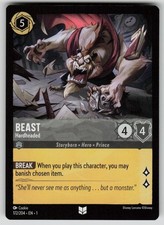 Beast - Hardheaded Uncommon The First Chapter 172/204 Disney Lorcana TCG NM