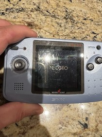 SNK NeoGeo Pocket Color Blue Handheld System Headphone Jack Console