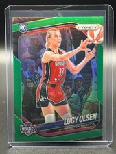 2025 Panini Prizm WNBA- Lucy Olsen #104 Green Prizm (RC)
