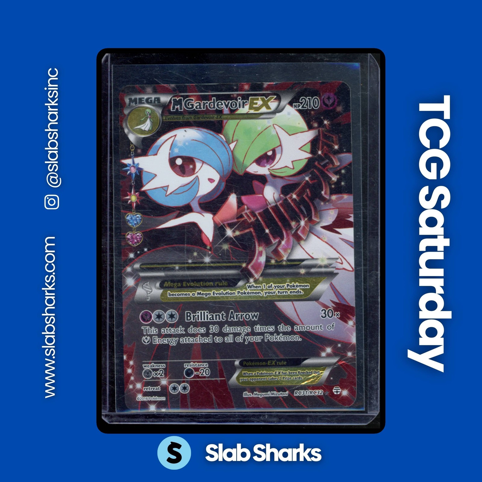 Mega Gardevoir ex 2016 XY: Generations #RC31/RC32 Radiant