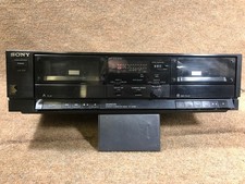 Sony TC-W390 Vintage Dual Cassette Tape Deck Recorder Player Tested Working