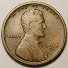 1916 D Lincoln Wheat Cent Penny VG-F  "Actual Coin Pictured - Not Cleaned"