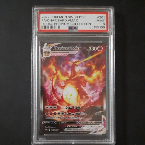 New ListingPokémon Charizard VMAX SWSH261 SWSH Promo Holo PSA 9 Ultra-Premium 2022