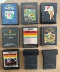 Atari  9 Game Cartridge Lot *UNTESTED* - Laser Gates, Q*bert, Star Voyager