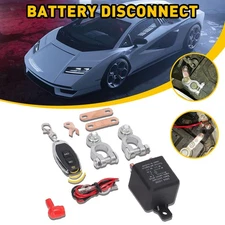 Car Battery Switch Disconnect Power Kill Master Isolator Cut -Off Remote Control