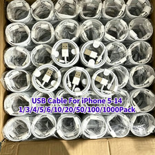 Charging Cable USB A To iPhone Charger Cord For iPhone 6 8 SE XS 11 12 13 14 Lot