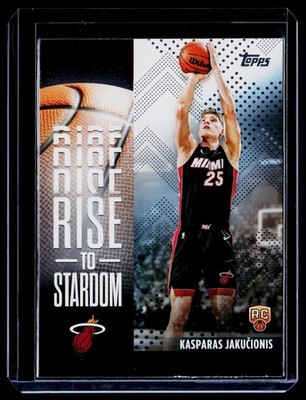 2025-26 Topps #RTS-20 Kasparas Jakučionis Rise to Stardom