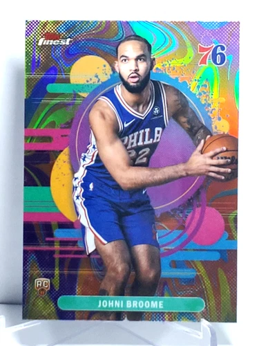 2025 Topps Finest Basketball Oil Spill Johni Broome #124