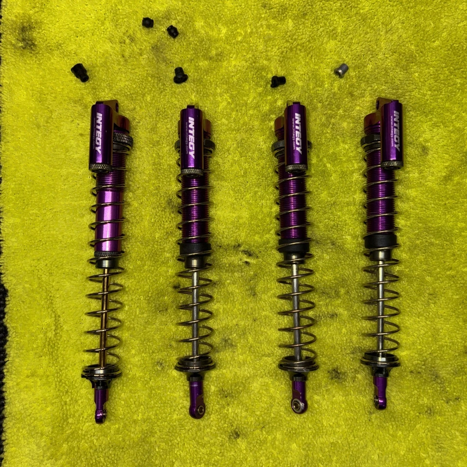 HPI Savage 21 25 X XL Integy Purple Shocks (4) - Image 2 of 4