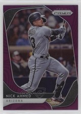 2020 Panini Prizm Tier II Purple Prizm Nick Ahmed #179 12i4