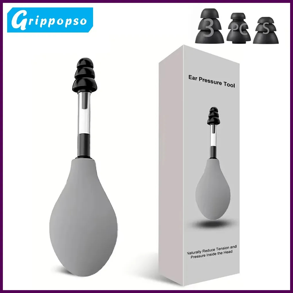 Ear Pressure Tool Portable Ear Pressure Relief Suction Device Wih 3 Sizes