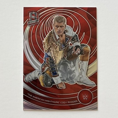 2023 Panini Chronicles WWE - Spectra Cody Rhodes #385 Red Prizm