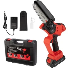 Mini Cordless Battery Powered Chainsaw Hand Held Saw with Rechargeable Battery