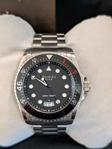 Orologio Uomo Gucci Dive Nero YA136206