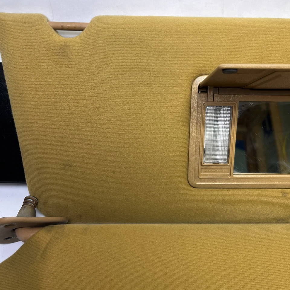 89-91 SUN VISOR SET TAN CHEVY GMC BLAZER JIMMY SUBURBANTRUCK 73-87 K5 C10 - Image 4 of 4