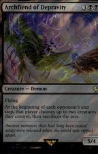 Archfiend of Depravity (Surge Foil) R Commander: FINAL FANTASY 273 NM