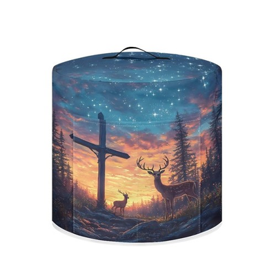 #ad #ad Galaxy Cross Deer Print Pressure Cooker Dust Cover for Rice Cooker 8 Quart W... $28.61