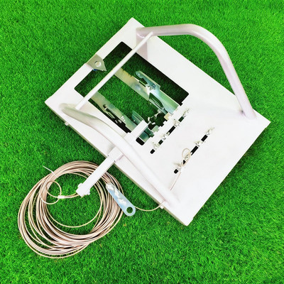 Turf Line Cutter Tool for Easy Artificial Grass Installation - Silver