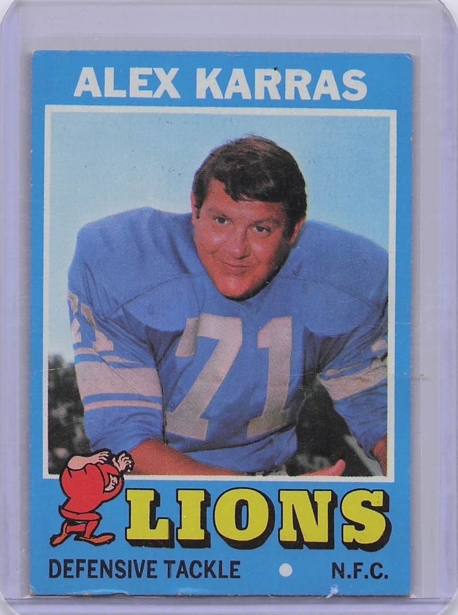 1971 Topps Football - Alex Karras #41