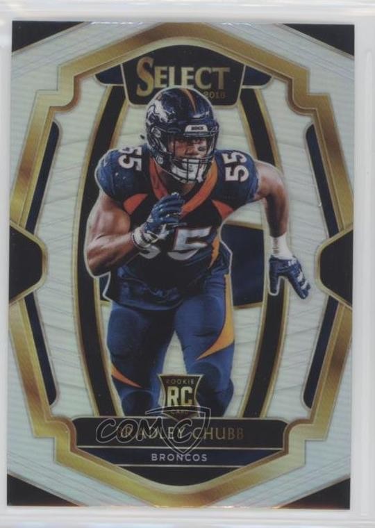 2018 Panini Select Premier Level Silver Prizm Bradley Chubb #178 uk2