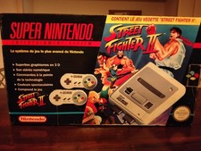 Console Pack Fr Super Nintendo Switch Less Street Fighter2  + Everdrive 