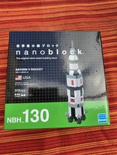 NEW NANOBLOCK USA Saturn V Rocket Nano Block Micro-Sized Building Blocks NBH-130