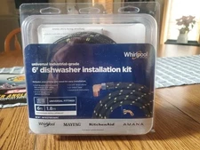 Whirlpool Universal Industrial Grade 6' Dishwasher Installation Kit (BRAND NEW)