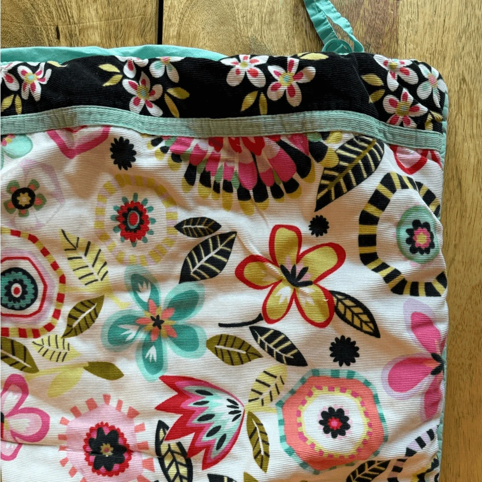 Pottery Barn PB Teen Set de 2 Groovy Floral Bella Shams Terciopelo Suave Funky Foto 3 de 4