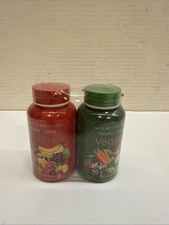 New 2PK , 90 Fruits and 90 Veggies Whole Food Supplement with Superfood