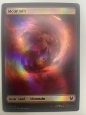 MTG Mountain (THB) Theros Beyond Death Foil Land 253/254