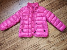 Moncler pink goose filled jacket kids, 6T