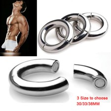 3 Sizes Magnetic Metal Ball Weight Ball Stretcher Penis Extender Chastity Device